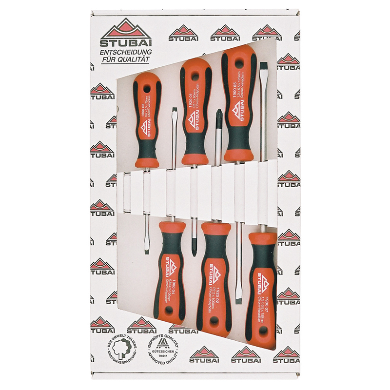 198106 Stubai 2K-Phillips-Schraubendrehersatz, 6-tlg