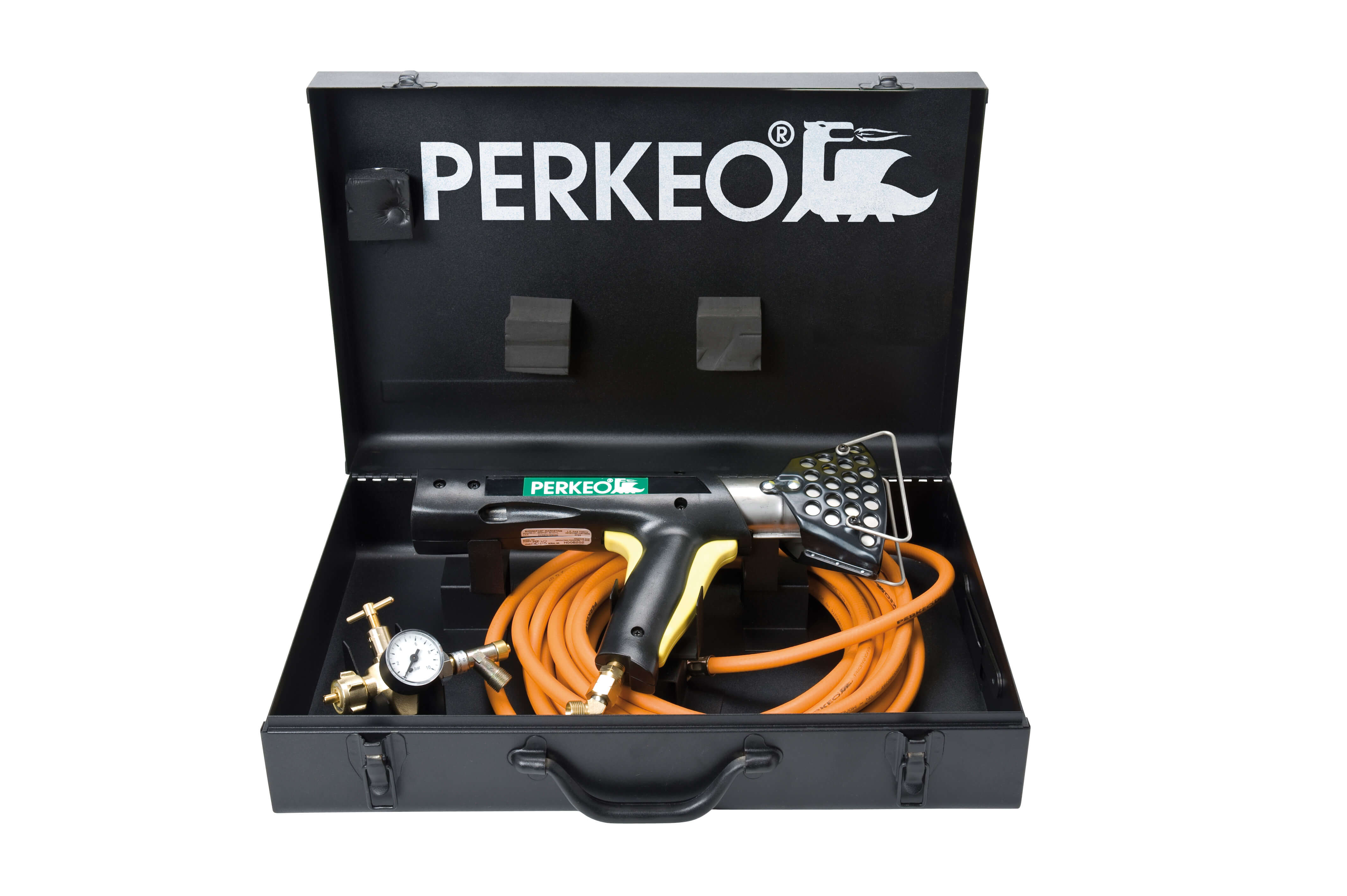 799_06_5 Perkeo Propan-PIEZO-Palettenschrumpfgerät inkl.Schlauch+Zubeh.i.Koff.