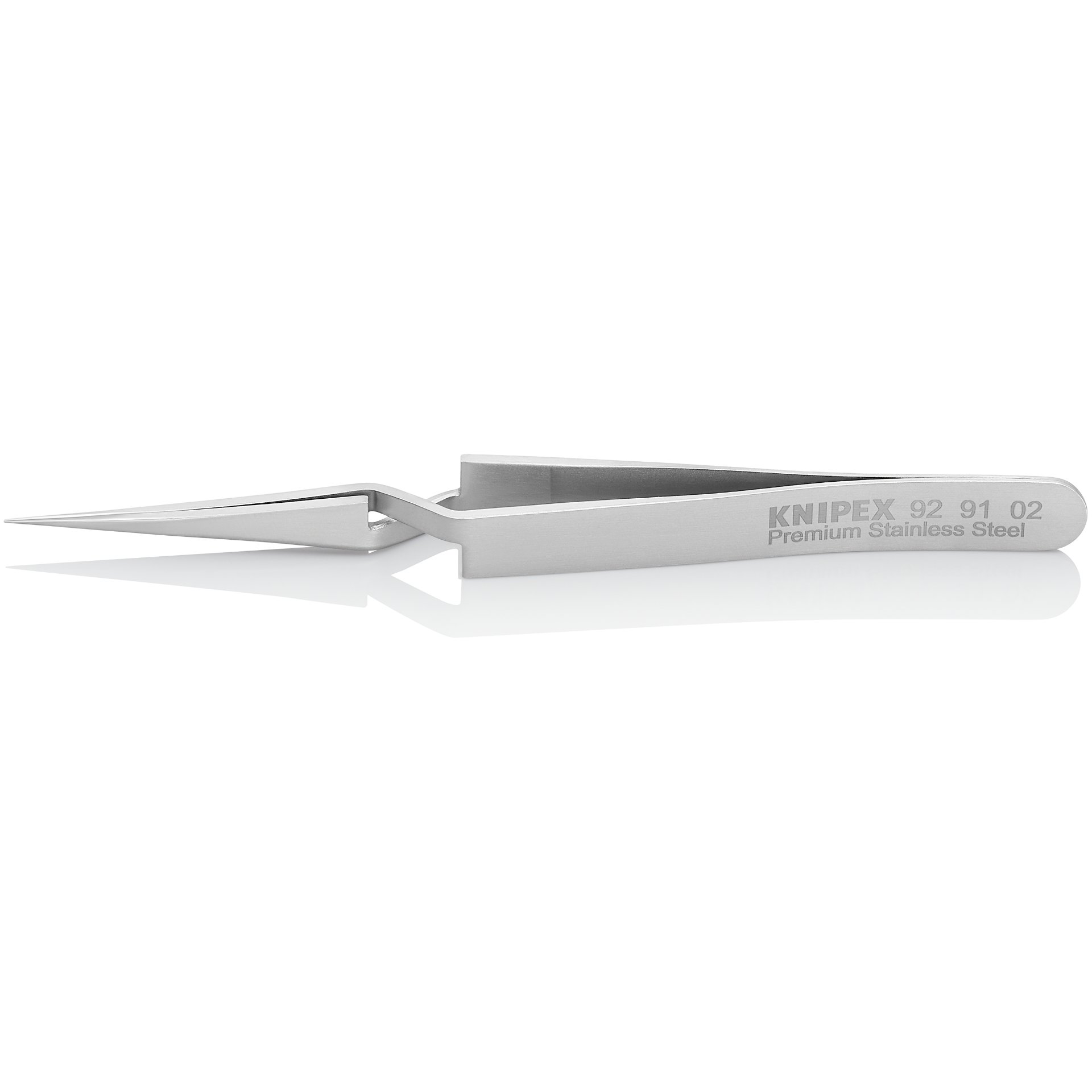 KNIPEX 92 91 02 Präzisionskreuzpinzette Glatt 120 mm Besteck, Klinge, Waffe