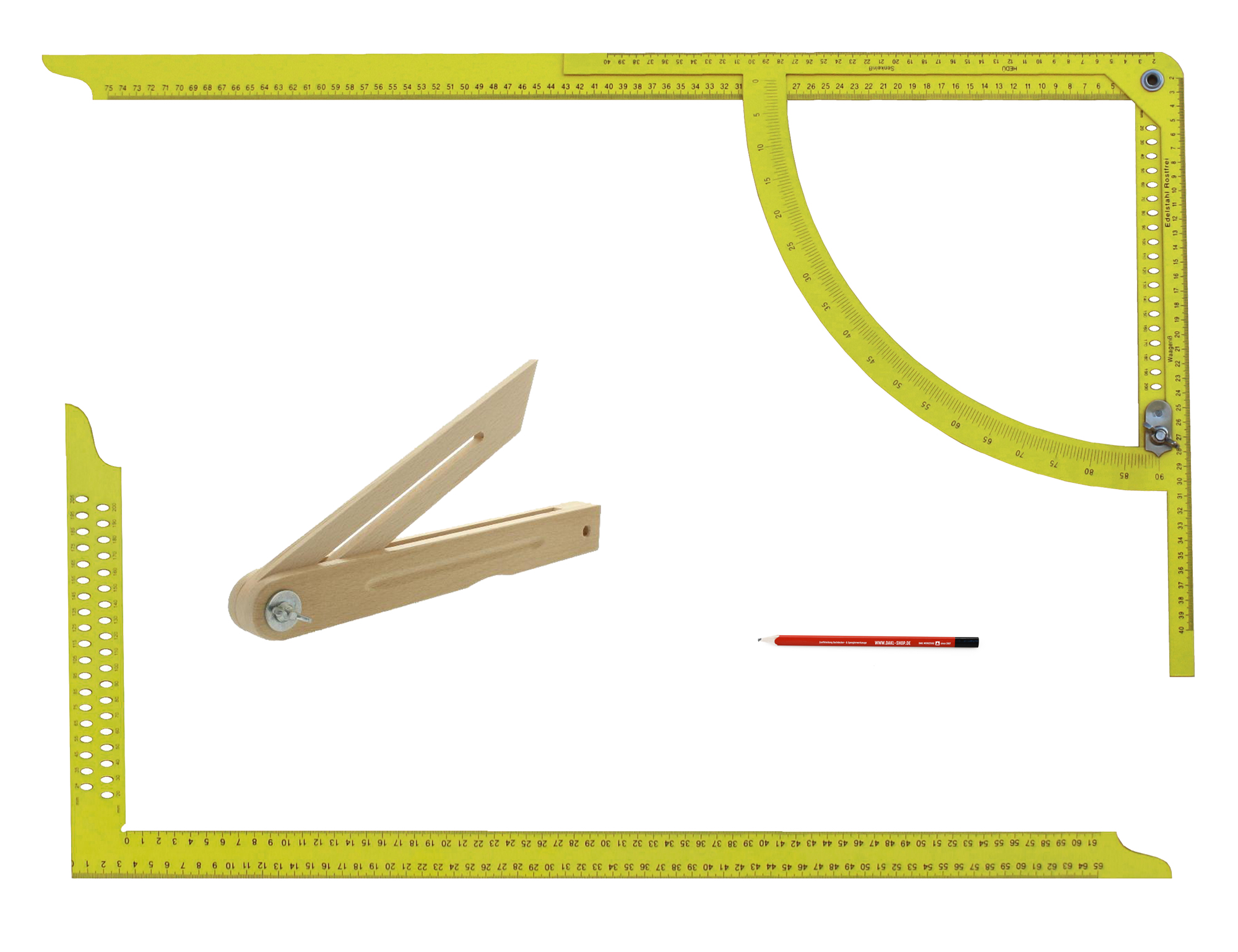 DAKL Anreissgerät Alpha Set - "Ablesbarkeit plus"