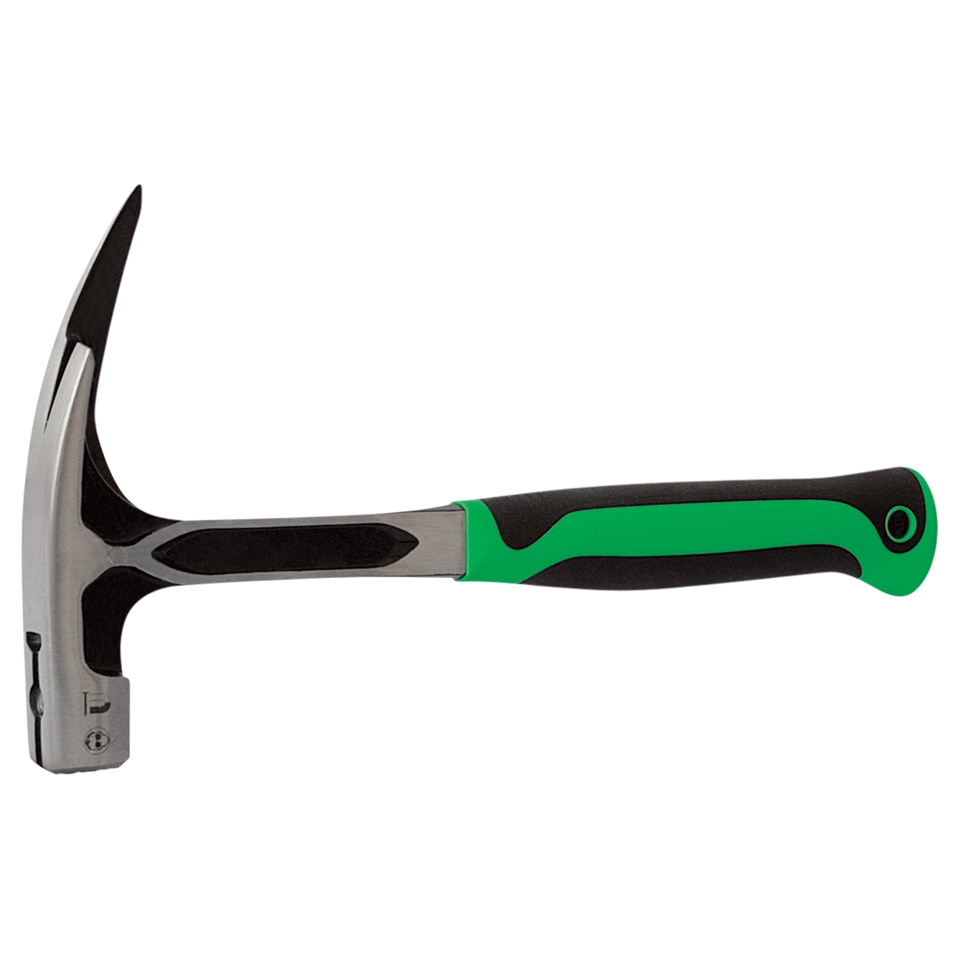 Hammer, Klaue, Metall, Grüne Akzente, Griff aus Kunststoff/Metall