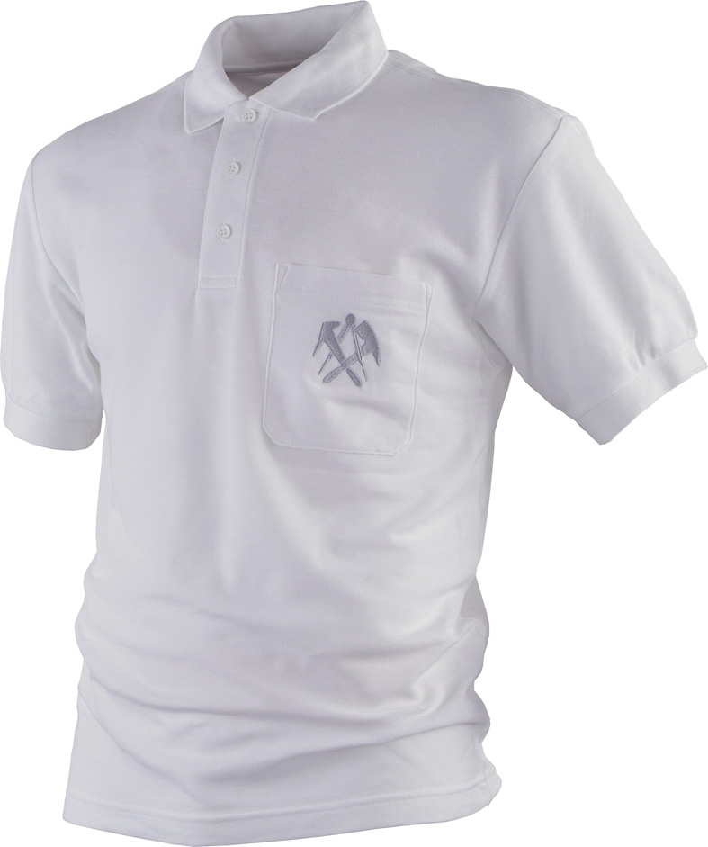 Polo-Shirt DACHDECKER weiß, JOB