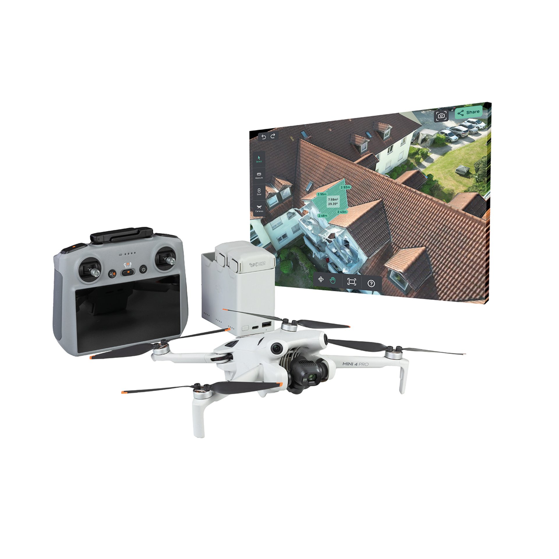 Mafell Dachvermessung VERSUM FLY KIT 1