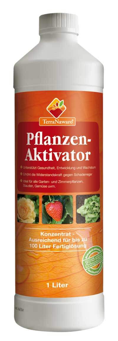 Pflanzen_Aktivator_1Liter Hotrega TerraNawaro Pflanzen-Aktivator  (Konzentrat) 1 Liter Rundflasche