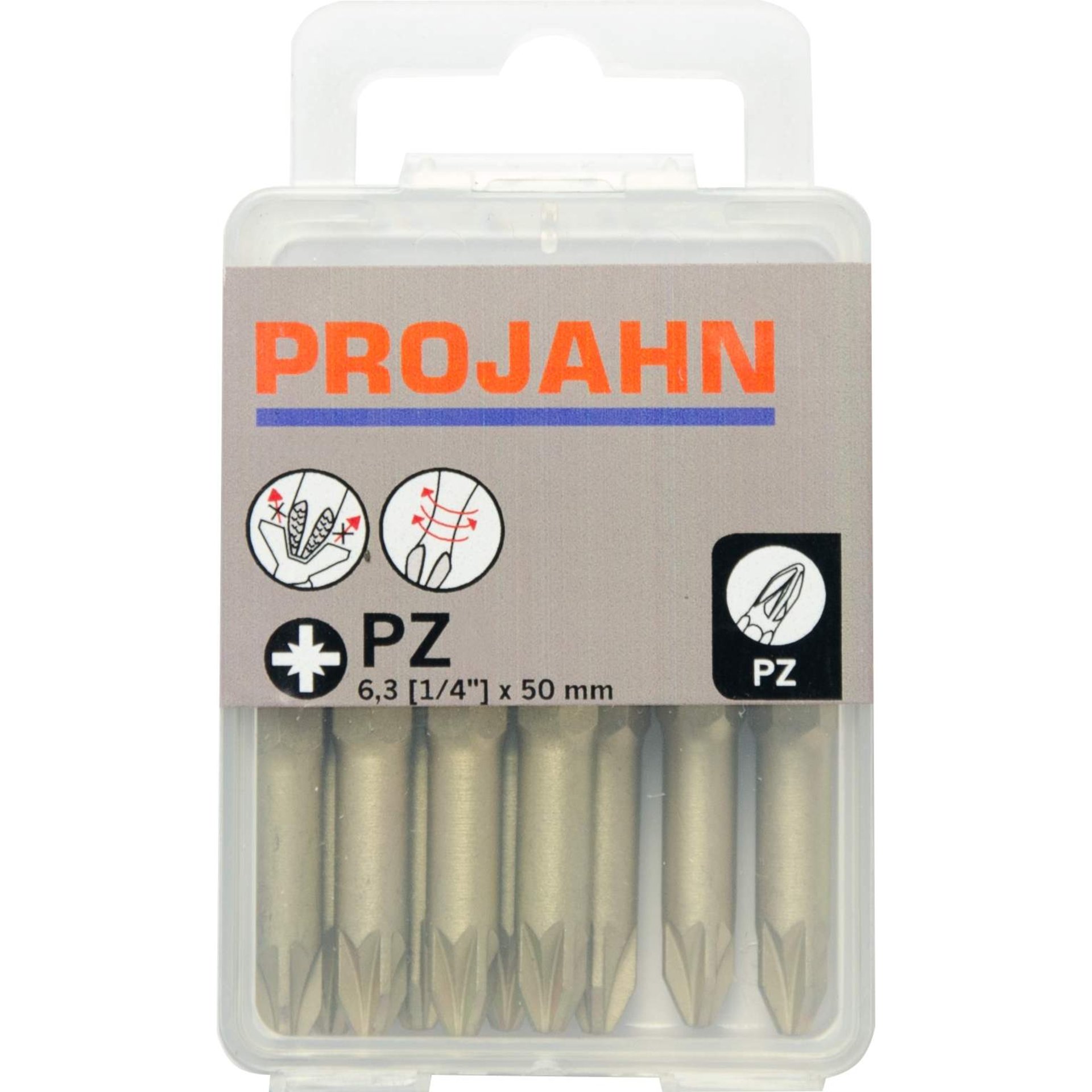 Schraubeneinsatz, Satzbohrer, Bohrer, 6,3 mm, 50 mm