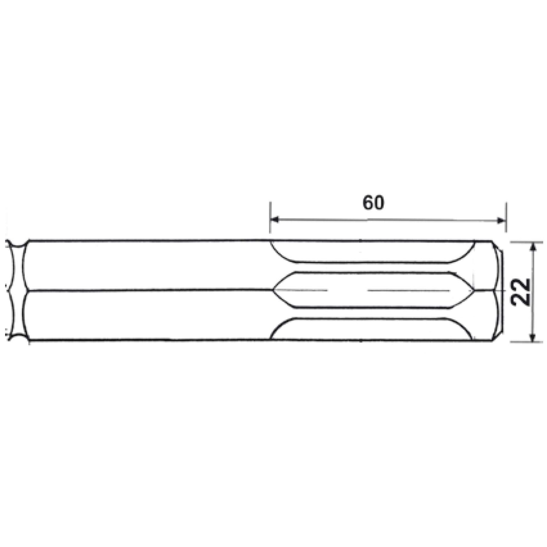 Schraubendreher, Innensechskant, Inbus, Zweier-Pack, Länge 60 mm