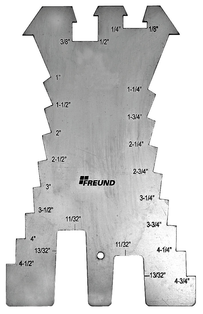 01133000 Anreißschablone , 140 mm, Klempner, Freund