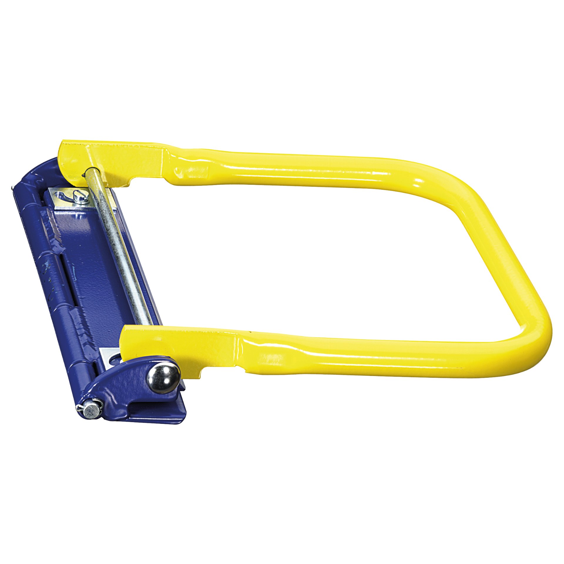 Stanley knife, Handheld cutter, Yellow handle, Blue base, Pistol grip