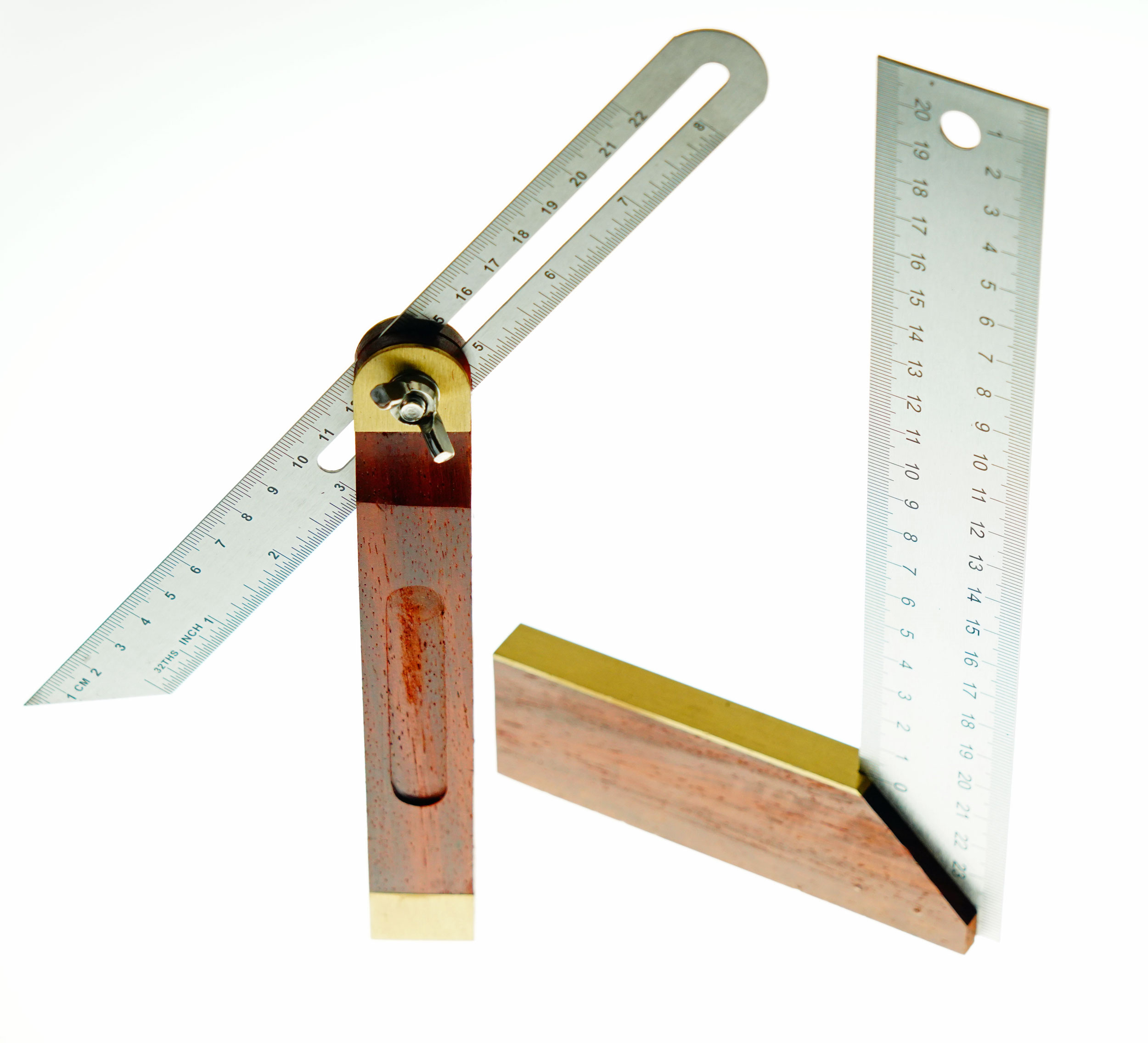 DAKL Tischlerset - Anschlagwinkel und Schmiege 20cm