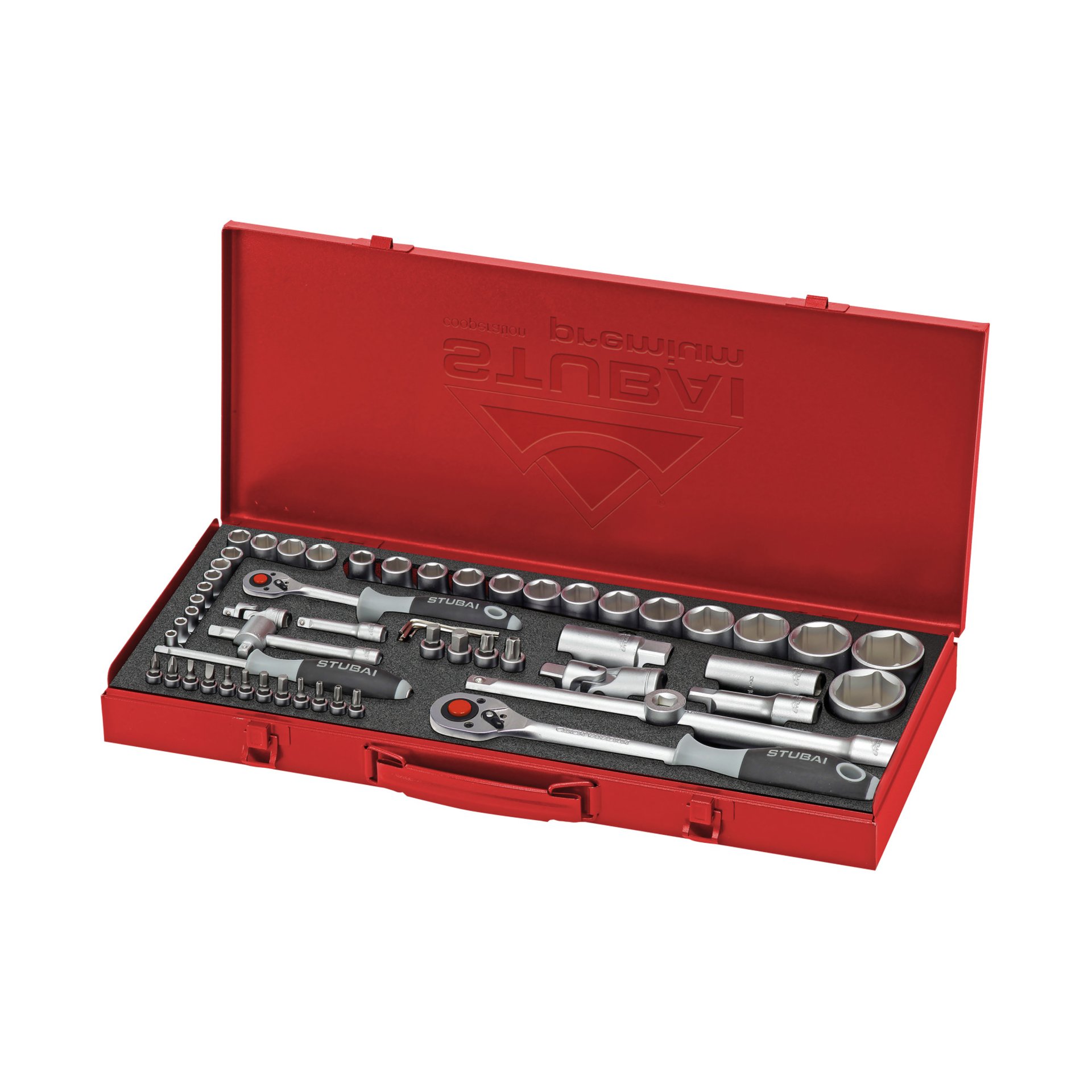 Stubai Steckschlüssel Garnitur 1/2“ + 1/4“ 1/2"+1/4" 60tlg