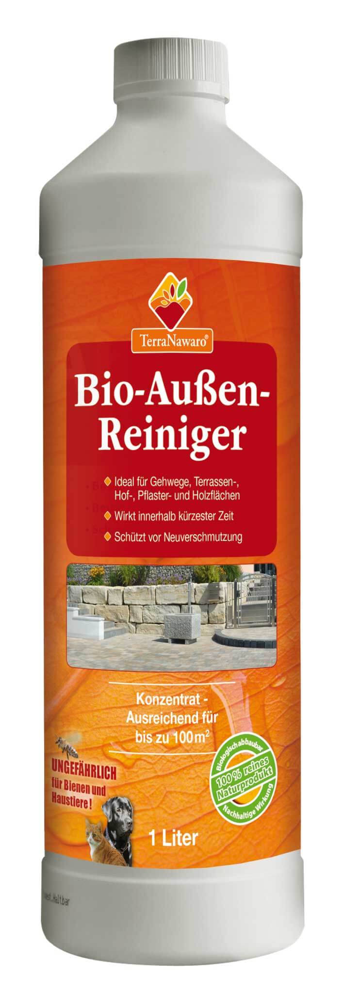 TerraNawaro_Bio_Aussen_Reiniger_1Liter Hotrega TerraNawaro Bio-Außen-Reiniger 2 Liter Kanister (Konzentrat)