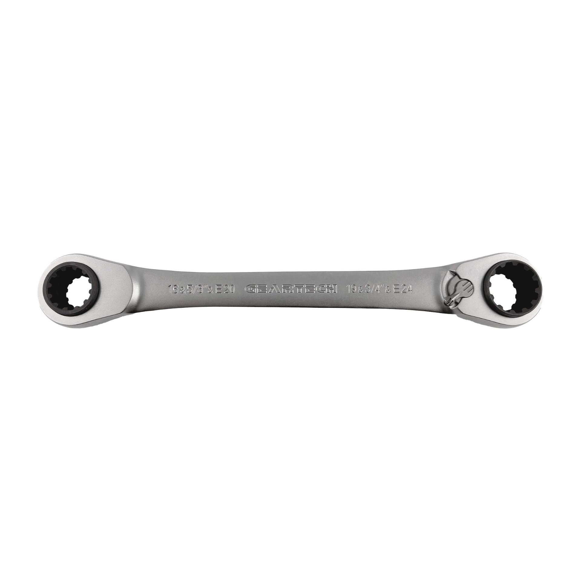 Schraubenschlüssel, Kreuzschlitz/Steckschlüssel, Metall, Edelstahl?, Verbundt?