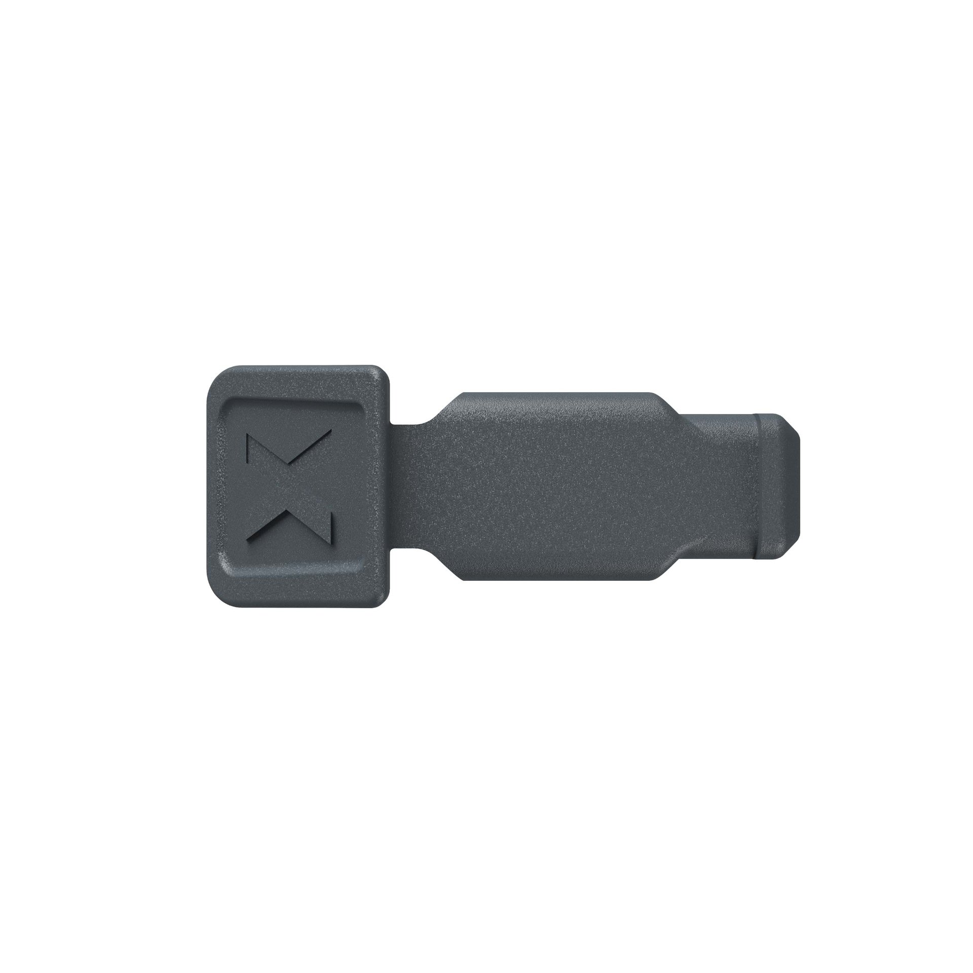 KNIPEX 00 61 10 CA ColorCode Clips anthrazit (10 Stück)  21 mm Zubehör, Adapter, Elektronik, Riemen, Gürtel