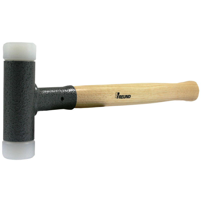 freund-rueckschlagfreier-kunststoffschonhammer-01670050 Rückschlagfreier Schonhammer Ø 50 mm, 385 mm, Klempner, Freund