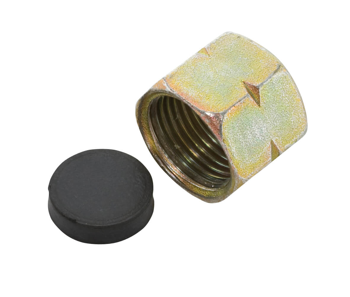 300_60 Perkeo Verschlußkappe für Propan-Klein- flaschenventile G3/8"LH nach GGVS