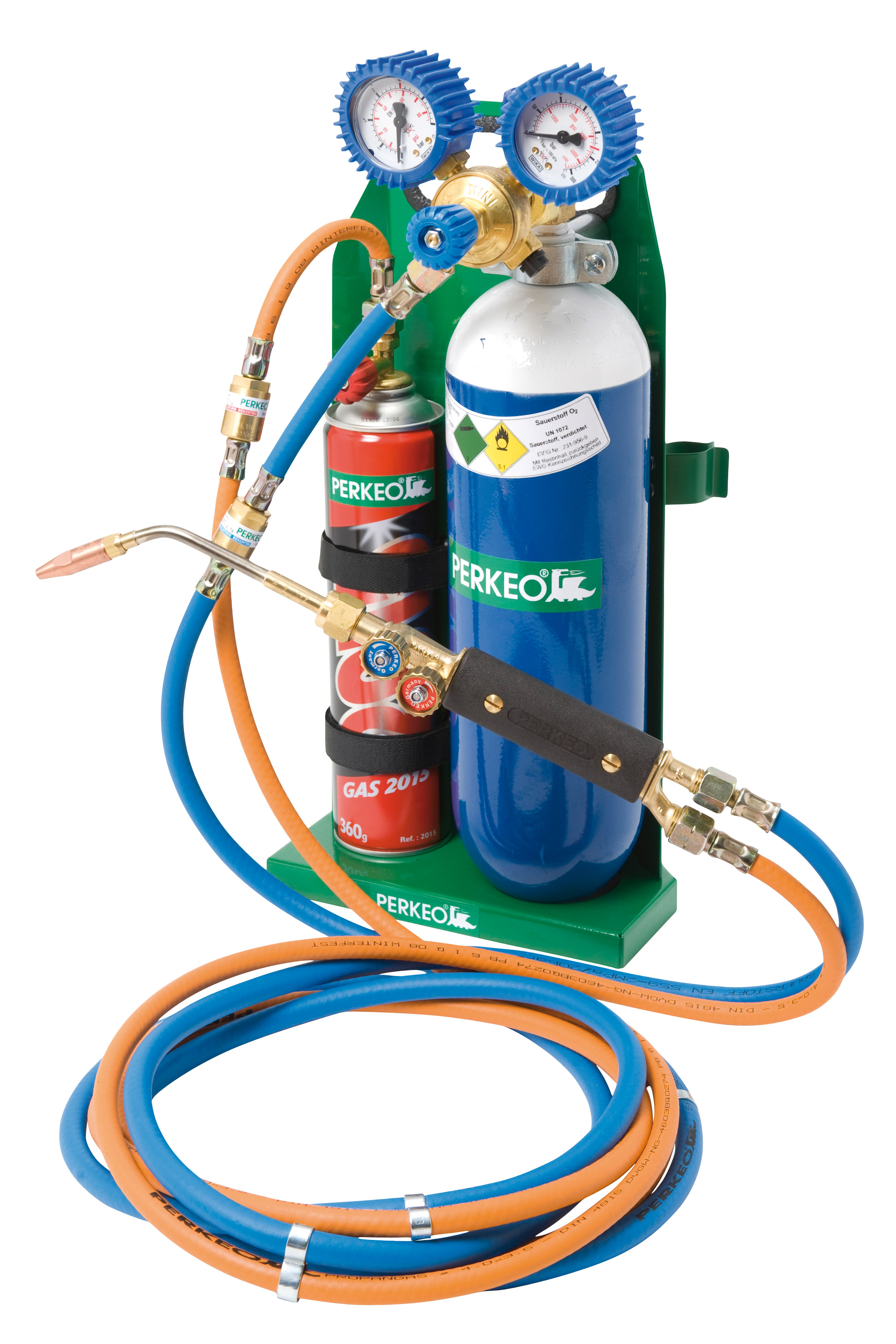 Perkeo MAXI ECO Powergas-Hartlötgerät m. M-Gas-Sauerstoff 3.000ÞC Fl.tmp