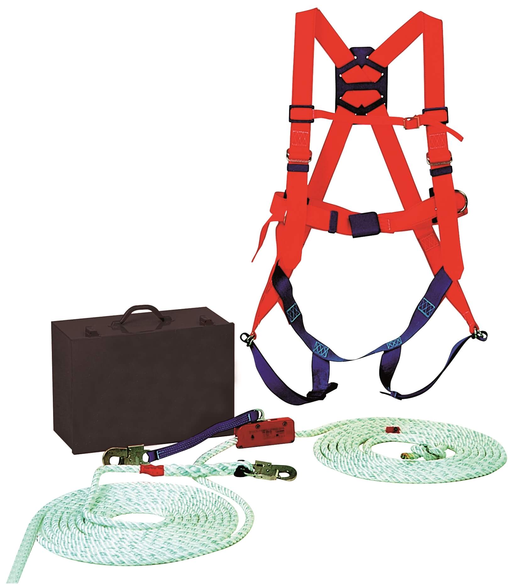 00602000-1 Profi-Auffangsystem EN 363 im Metallkoffer , 200x410x270 mm, Dachdecker, Freund