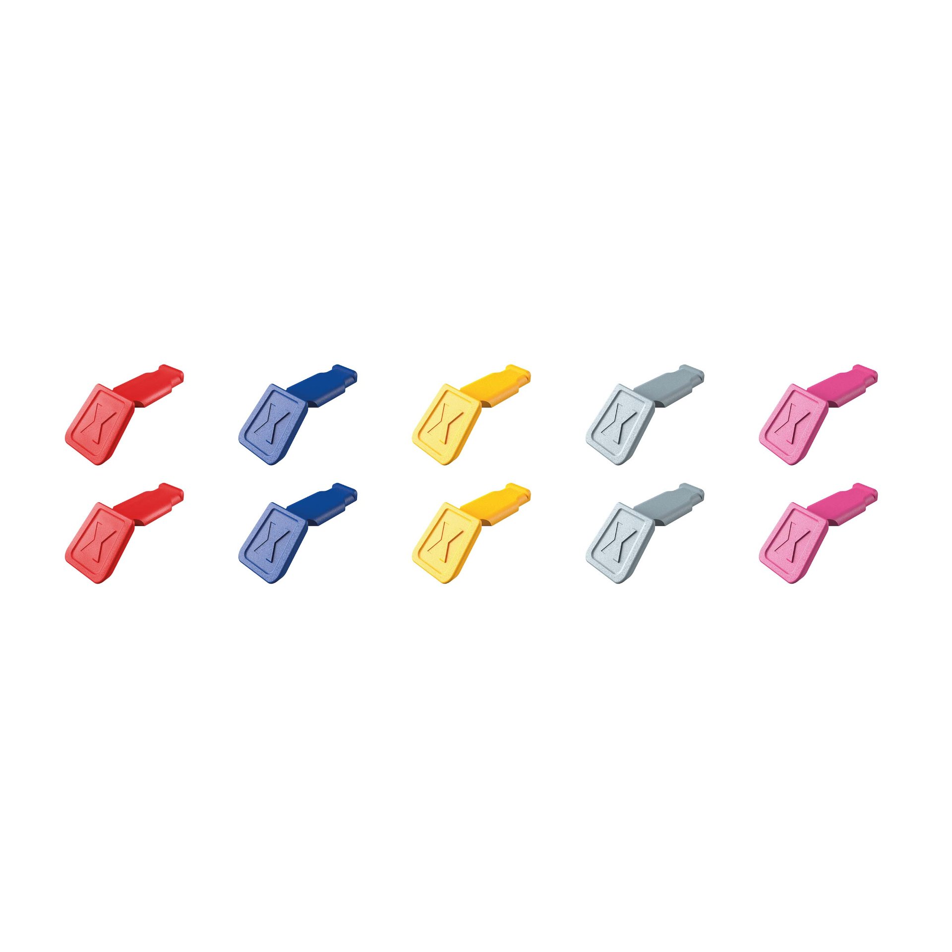 KNIPEX 00 61 10 C V01 ColorCode Clips Farbmischung 1 (10 Stück) Zubehör, Formelle Kleidung, Krawatte