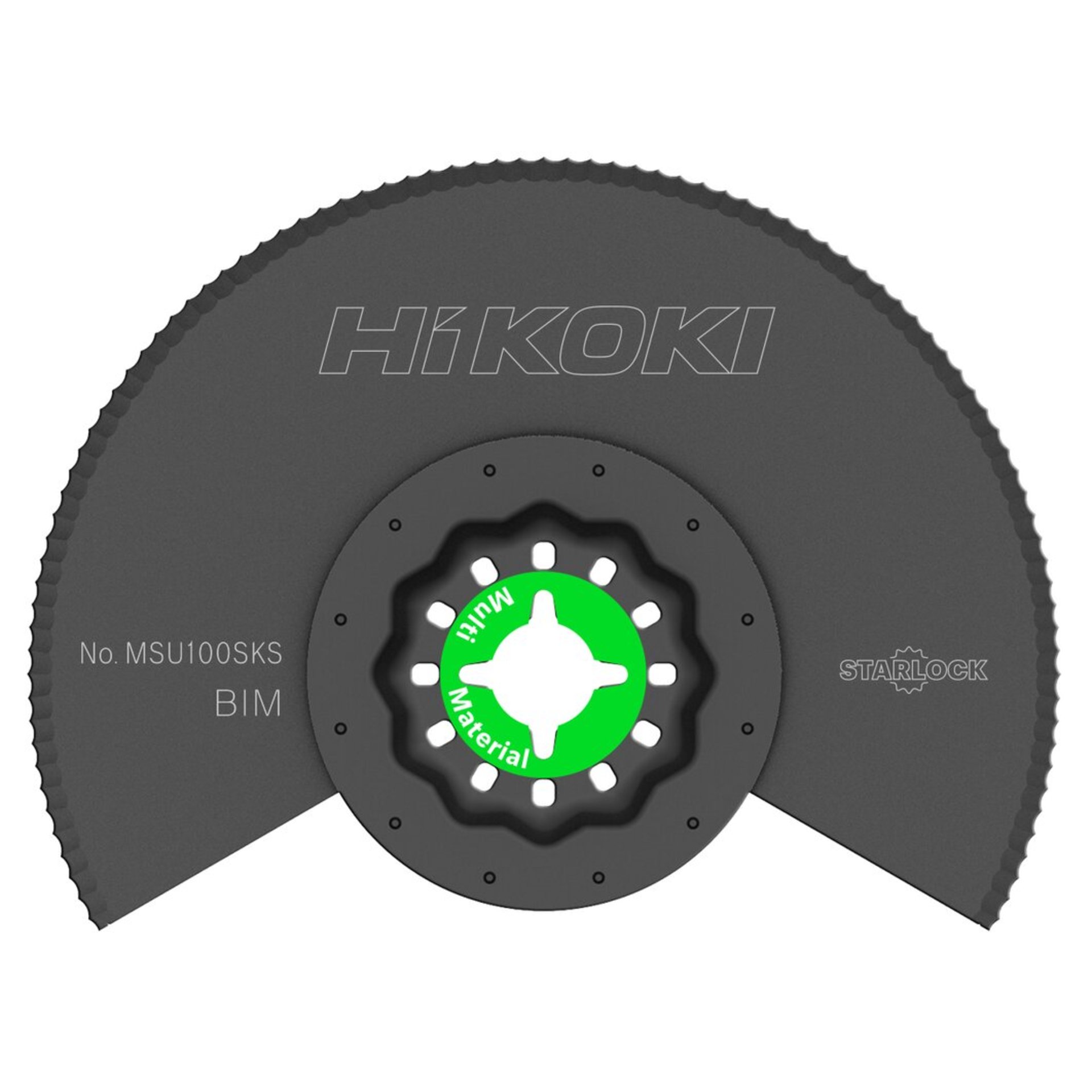 Hikoki Multi tool Blatt multi material BIM STARLOCK MSU100SKS Maschine, Sprach, Rad