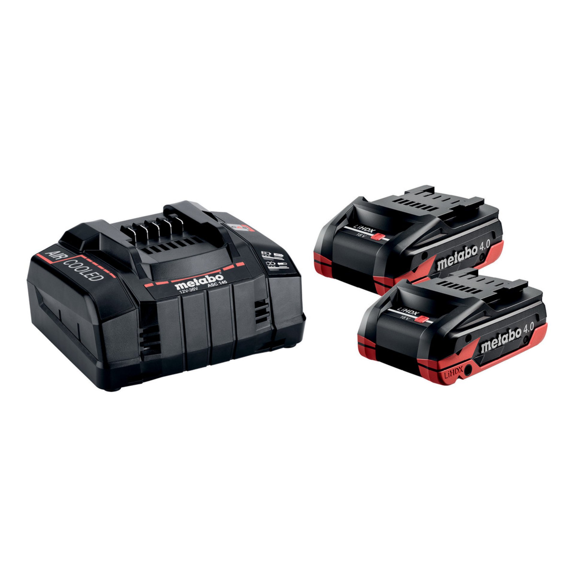 Basis-Set 2 x LiHDX 4.0 Ah + ASC 145 (685306000)