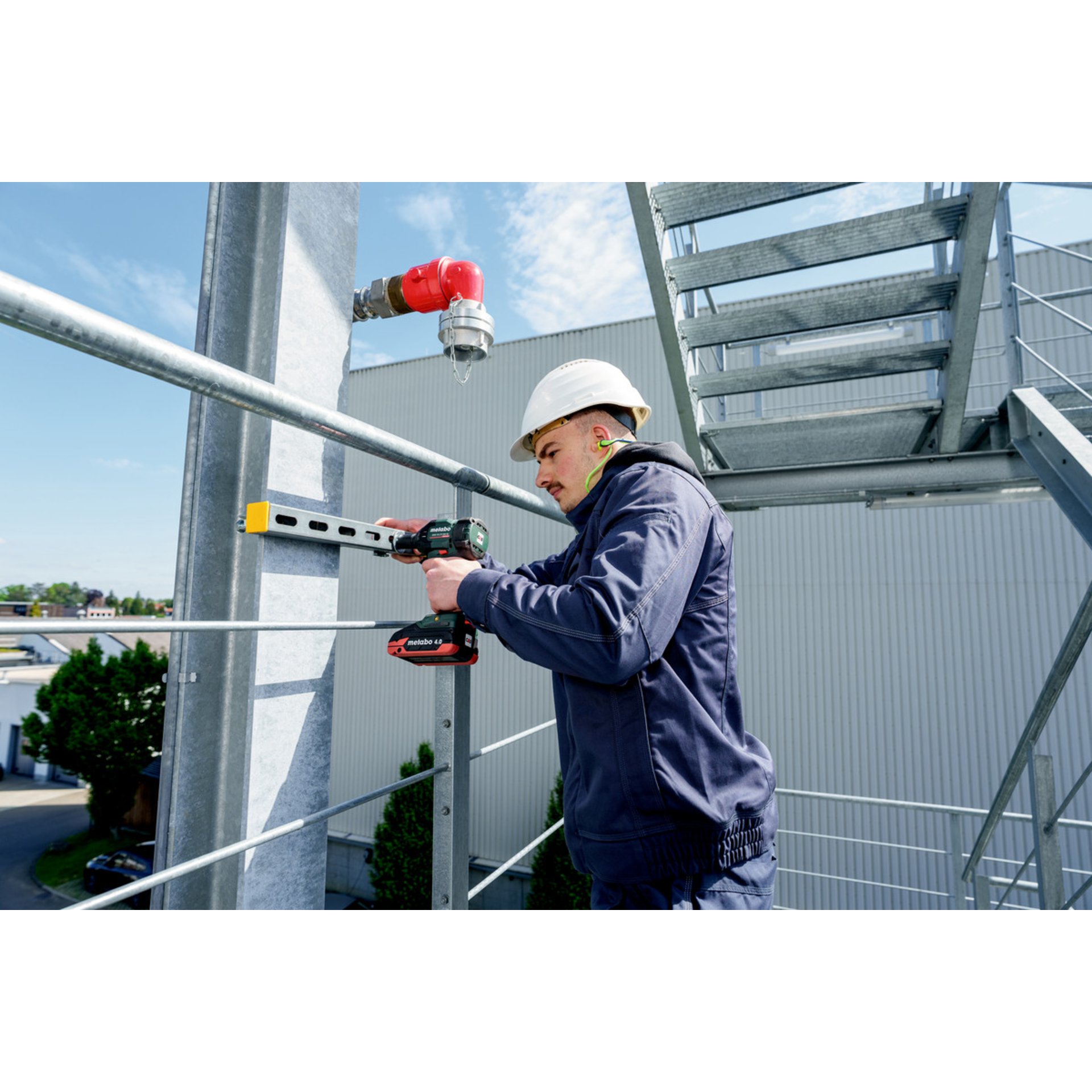 Person, Arbeiter, Helm