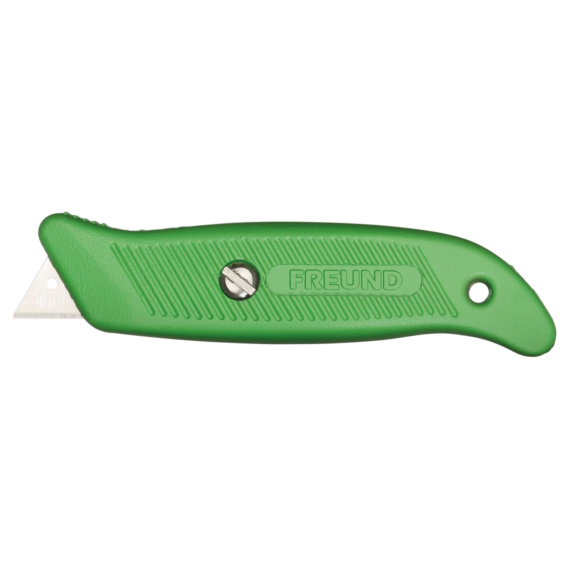 Cutting knife, Utility blade, Grüner Griff, Abschneidewerkzeug, Ausziehbare Klinge