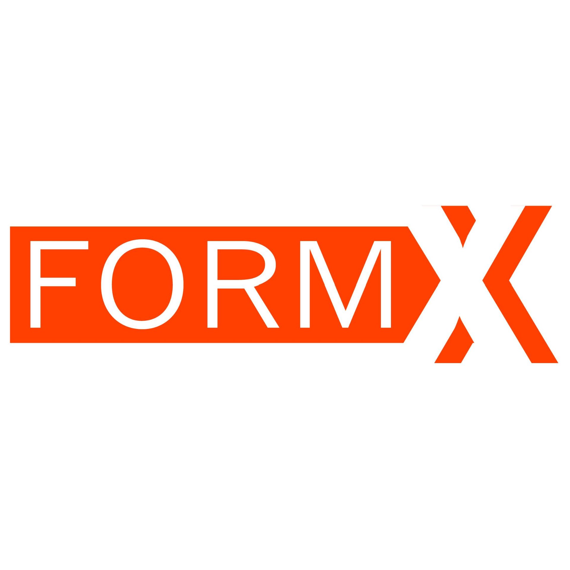 logo, orange, FORMX, branding, grafik