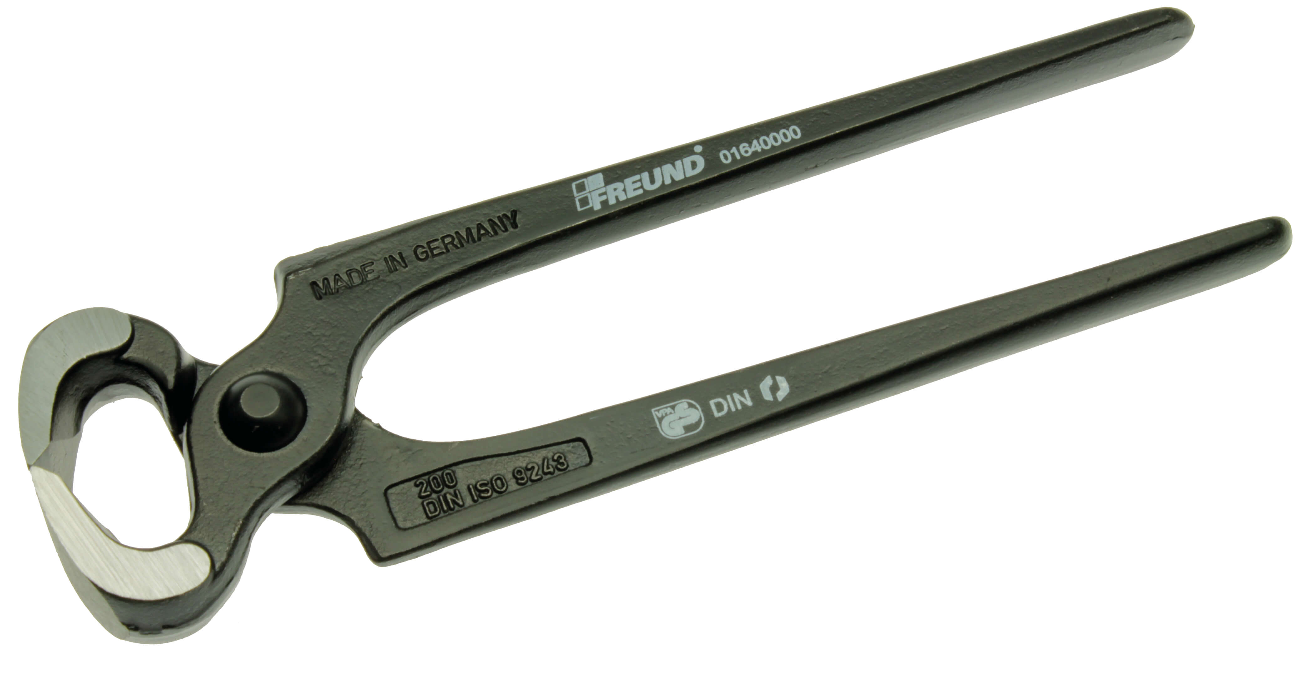 Kneif/Kantenzange schwarz, 200 mm, 200 mm, Klempner, Freund