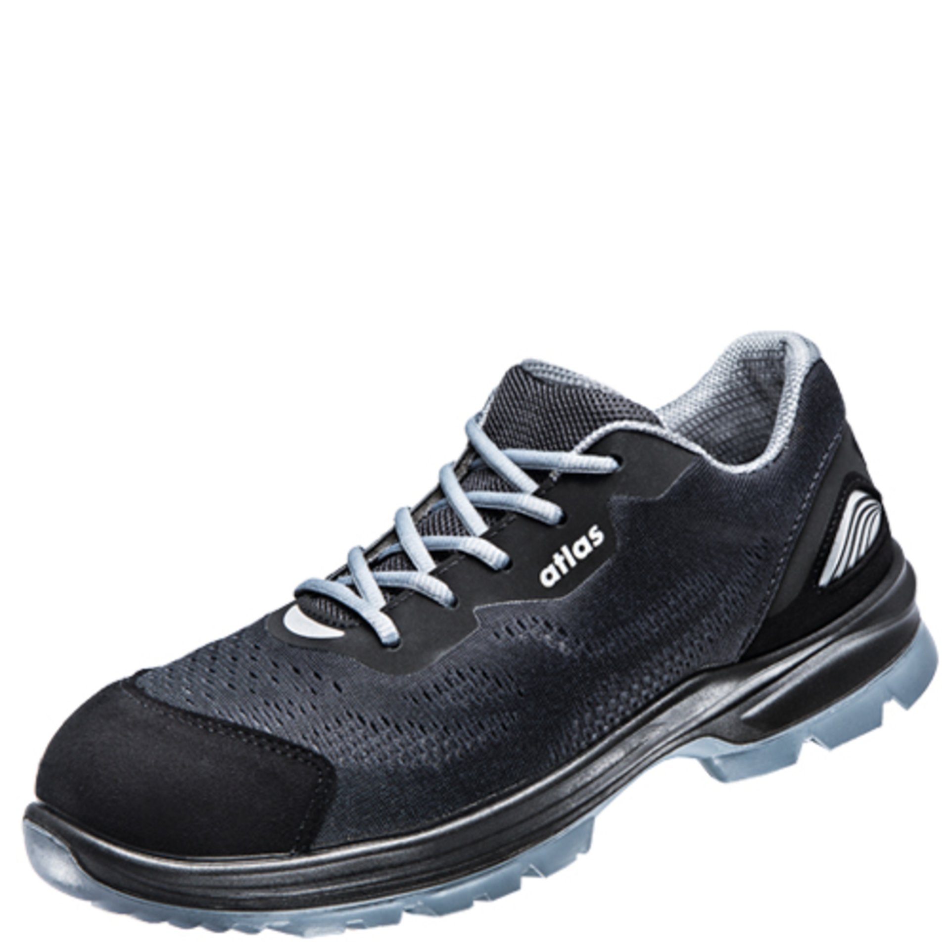 Sneaker, Laufschuh, Schwarz, Mesh-Obermaterial, Sohle