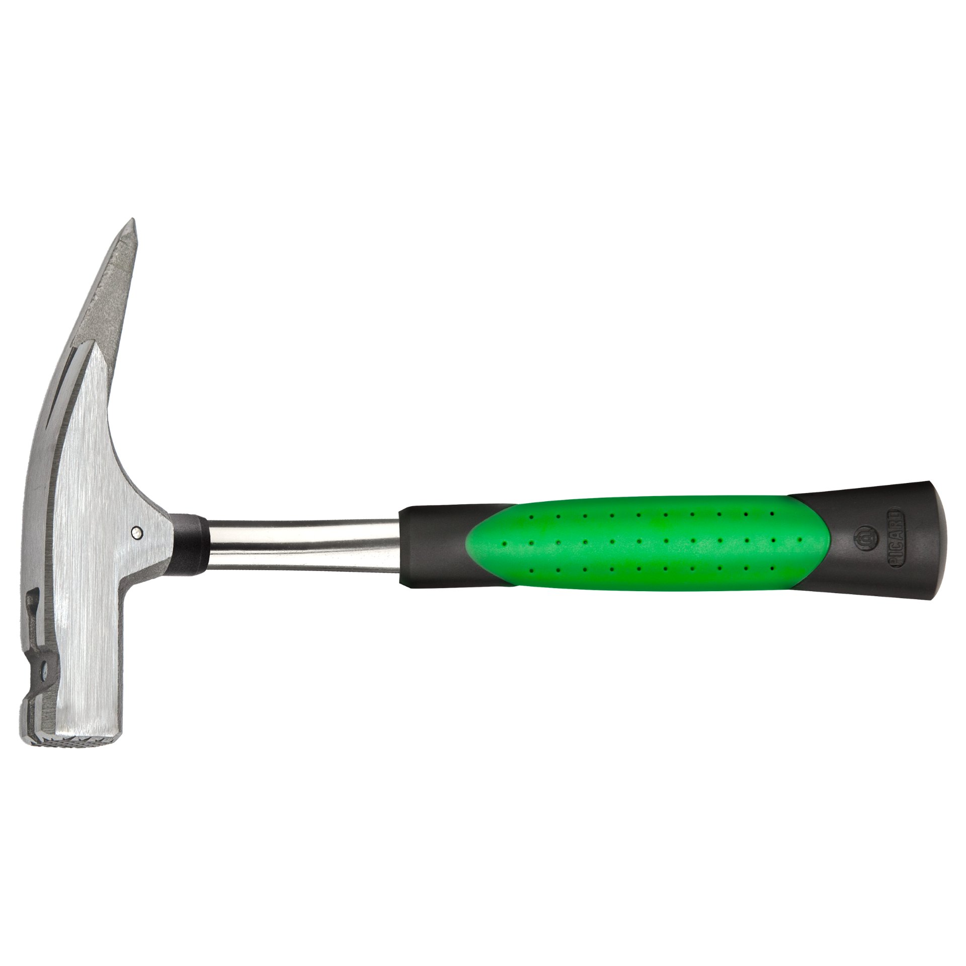 Hammer, Klammerhammer, Metallkopf, Griffgrün, Werkzeugzubehör