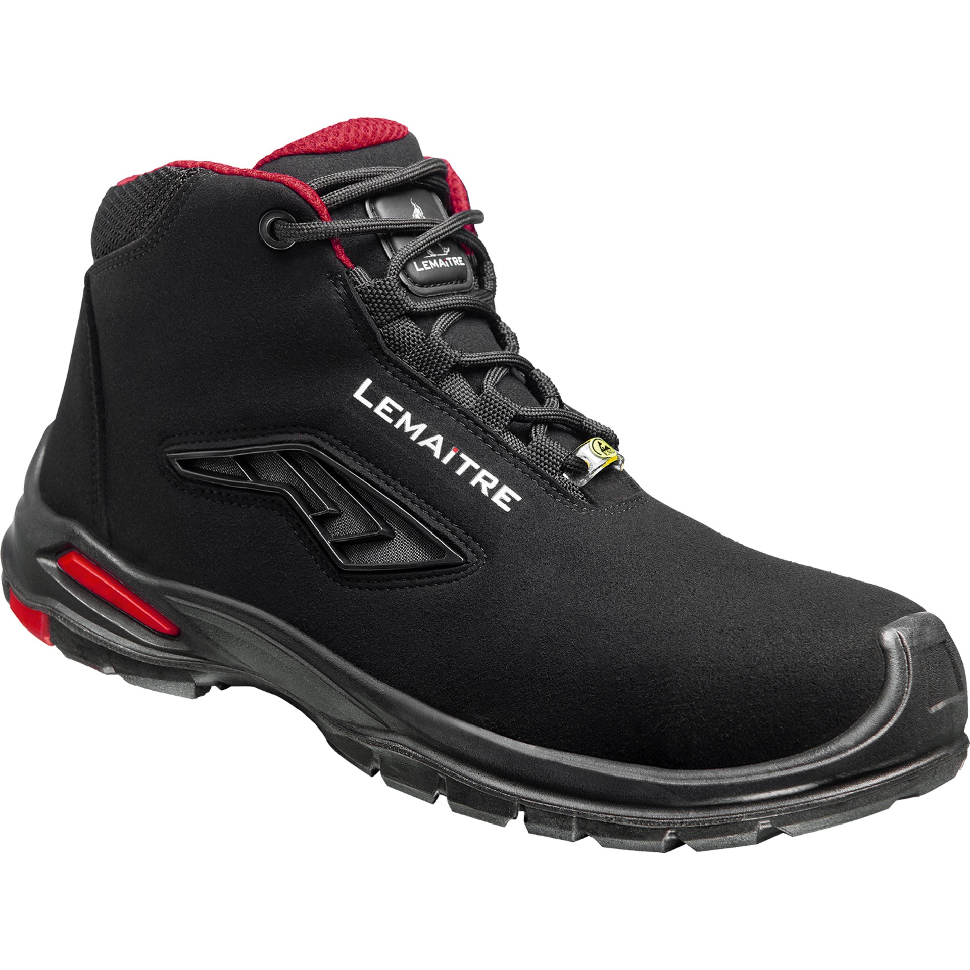 Stiefel, Wanderschuh, Schwarz, Gummisohle, Leichte Schuhe