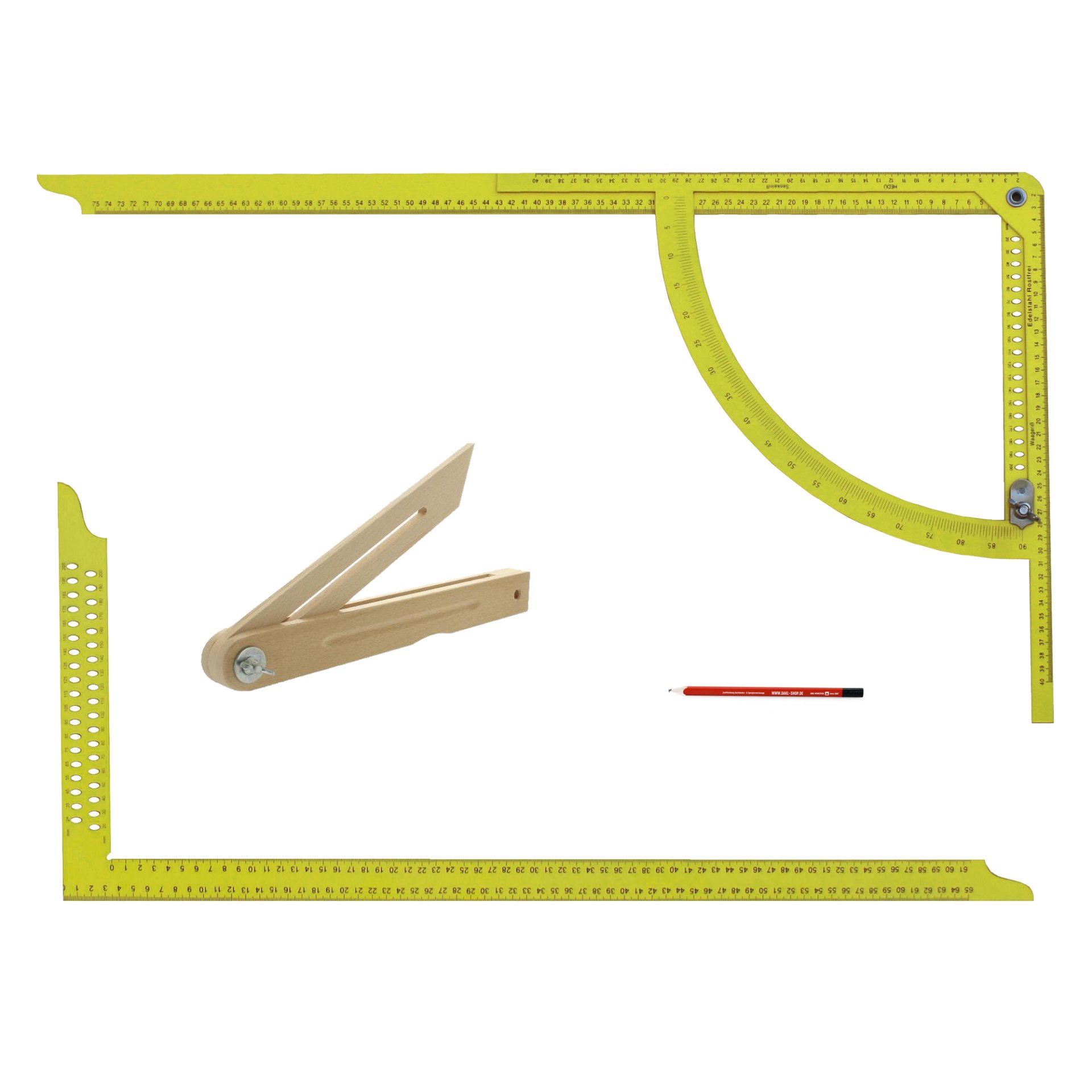 DAKL Anreissgerät Alpha Set - "Ablesbarkeit plus"