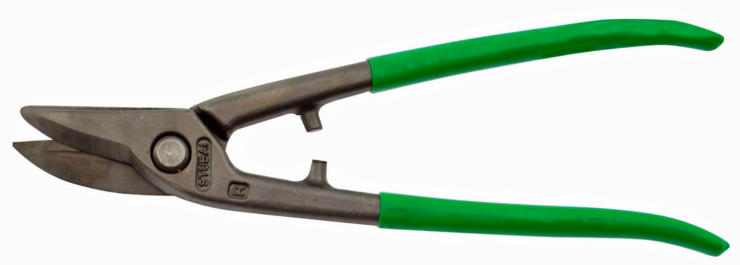 Stubai Rundlochschere, rechts, PVC-grün