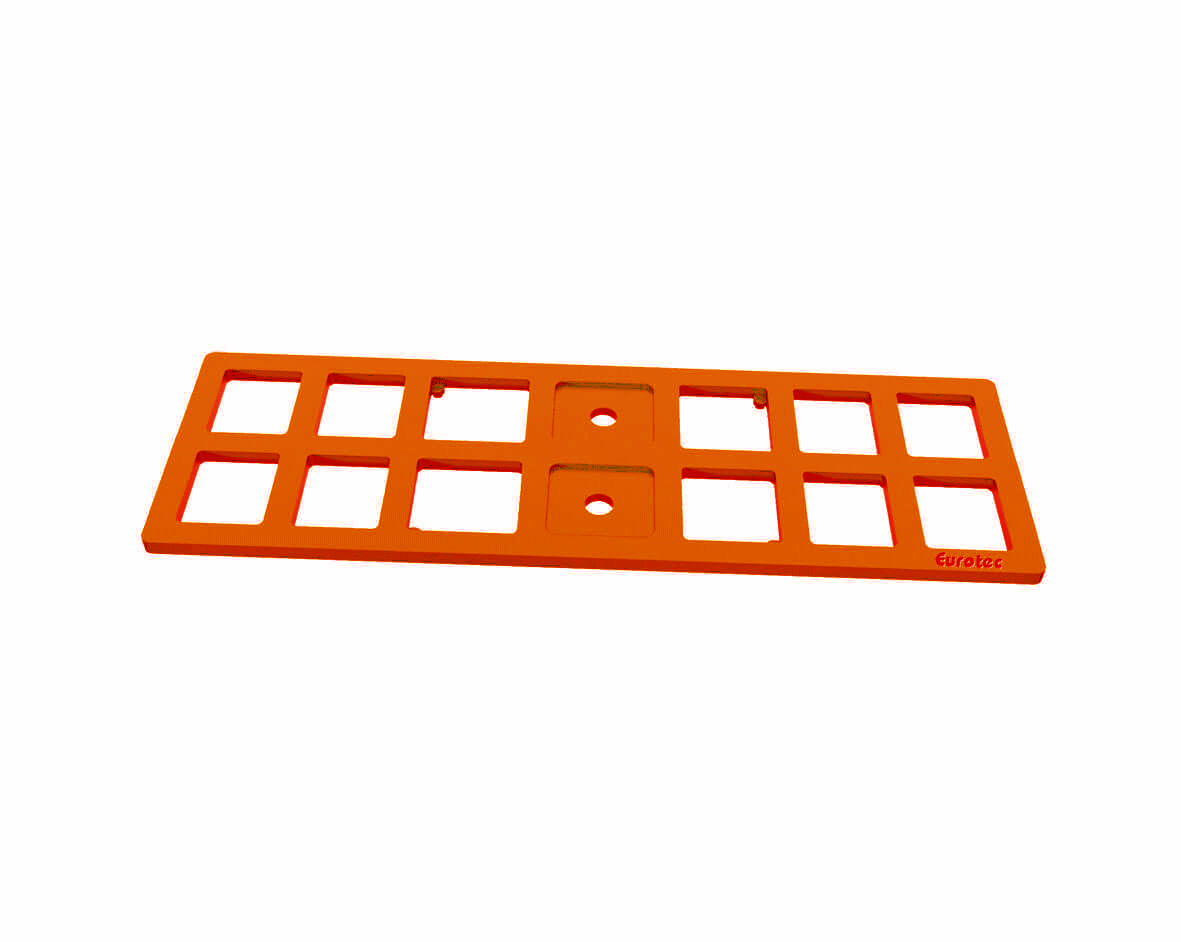 964584-Justierklotz-XL-rot Justierklotz XL, rot (4.000 kg Tragfähigkeit) 160 x 50 x 2 (L x B x H)