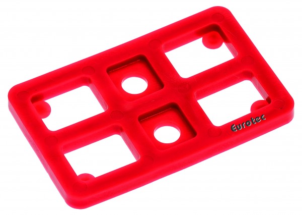 Justierklotz rot 80 x 50 x 2 (L x B x H) Justierklotz rot 80 x 50 x 2 (L x B x H)