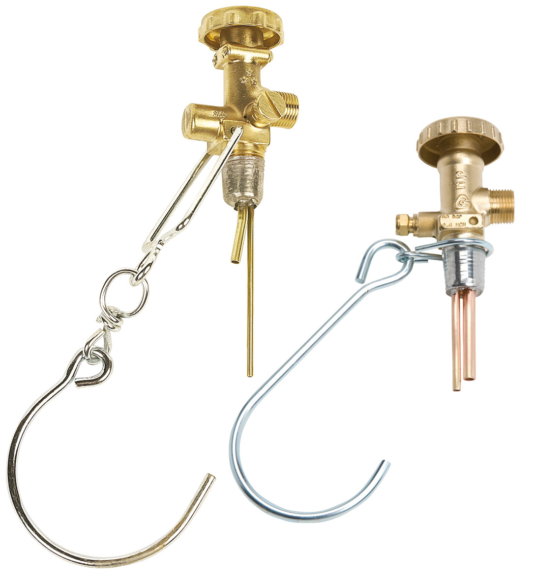 Perkeo Propan-Stahlflaschenventil für Montageflasche