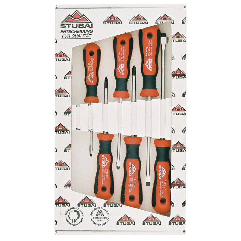 198206 Stubai 2K-PZD-Schraubendrehersatz, 6-tlg