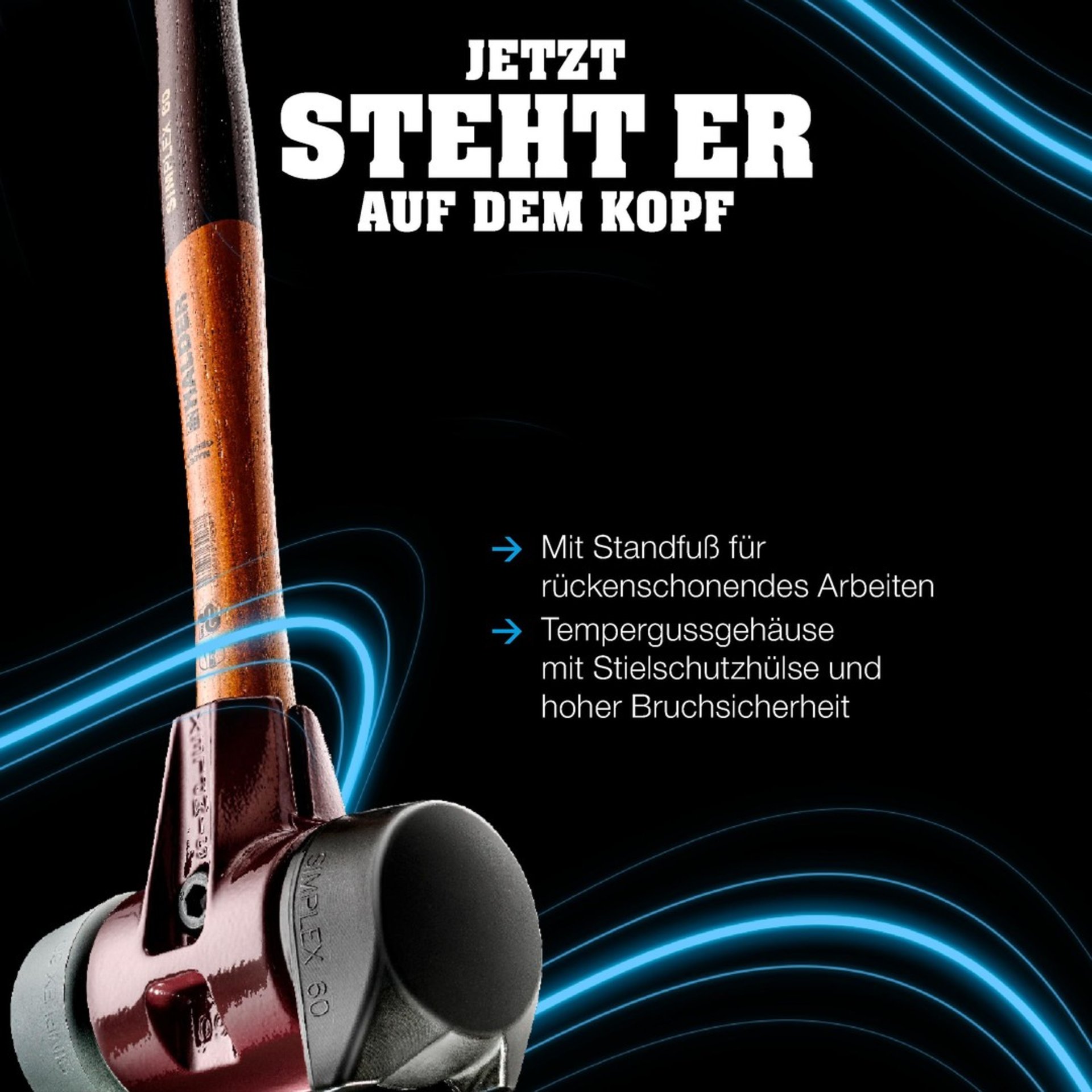 Werbung, Plakat, Mace Club, Waffe