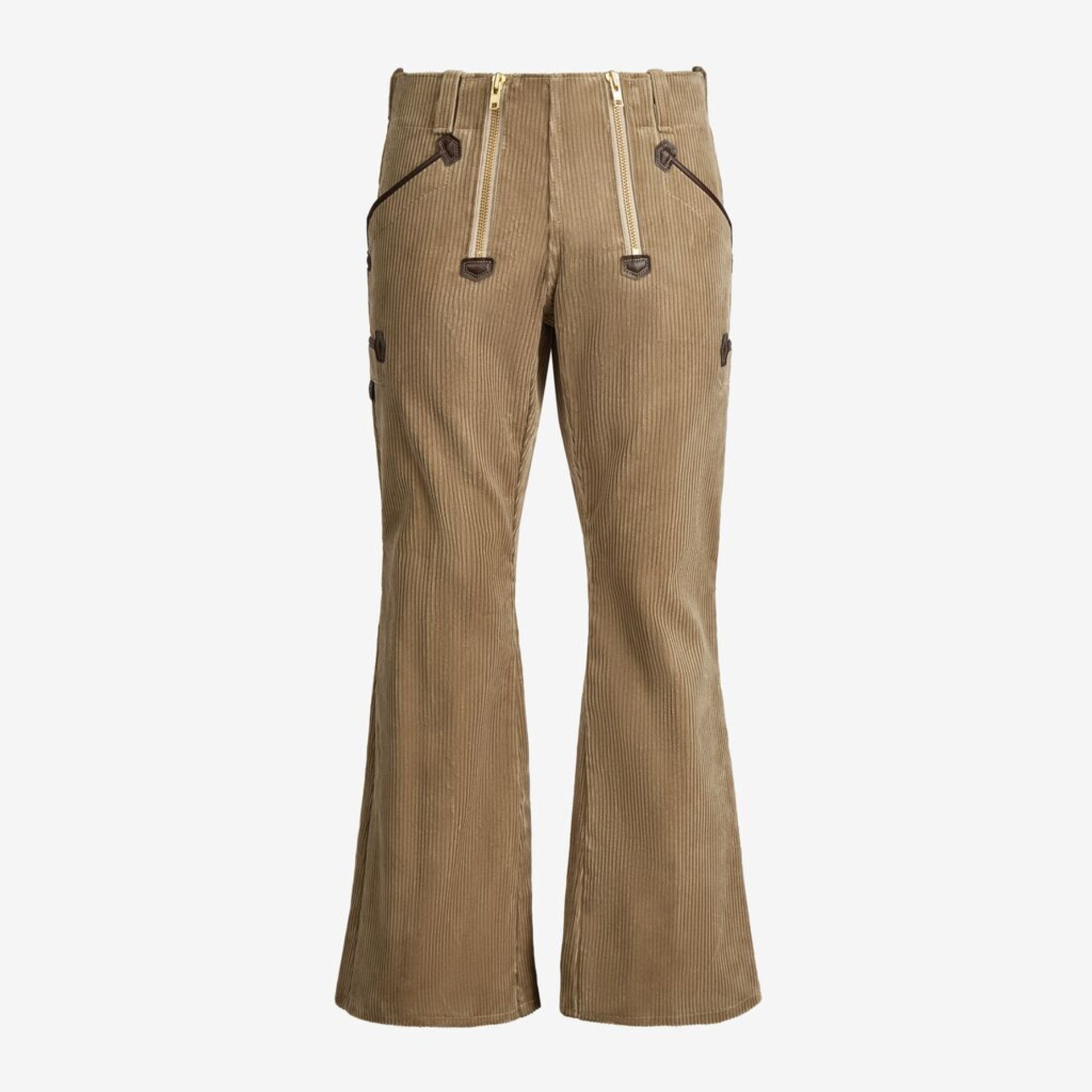 Cordhose, Bundhose, Weitehose, Blinde Reißverschlüsse, Kordelzug