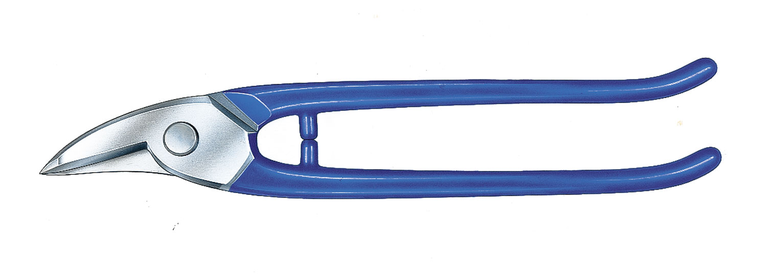 Loch-Schere 250 mm mit PVC mit PVC, linksschneidend - KIESEL