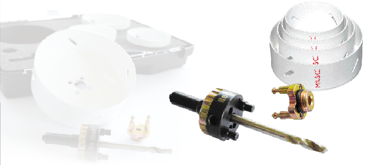 LSS MASC Regenrohr-Lochsägenset für Spengler/Klempner