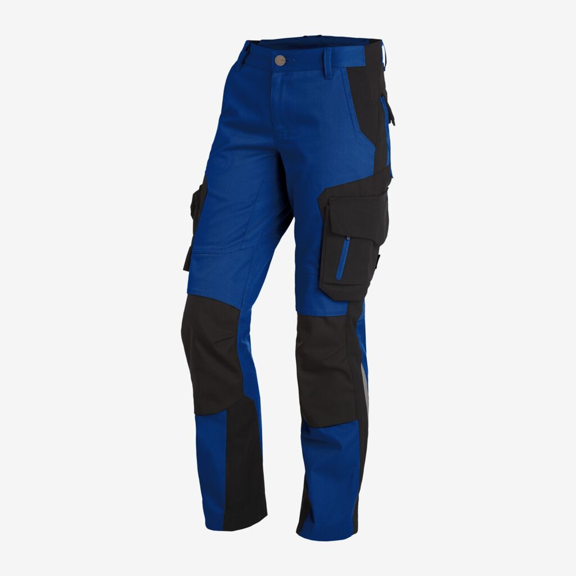Hose, Cargo-Tasche, Kletterhose, Blue, Kombination schwarz-blau