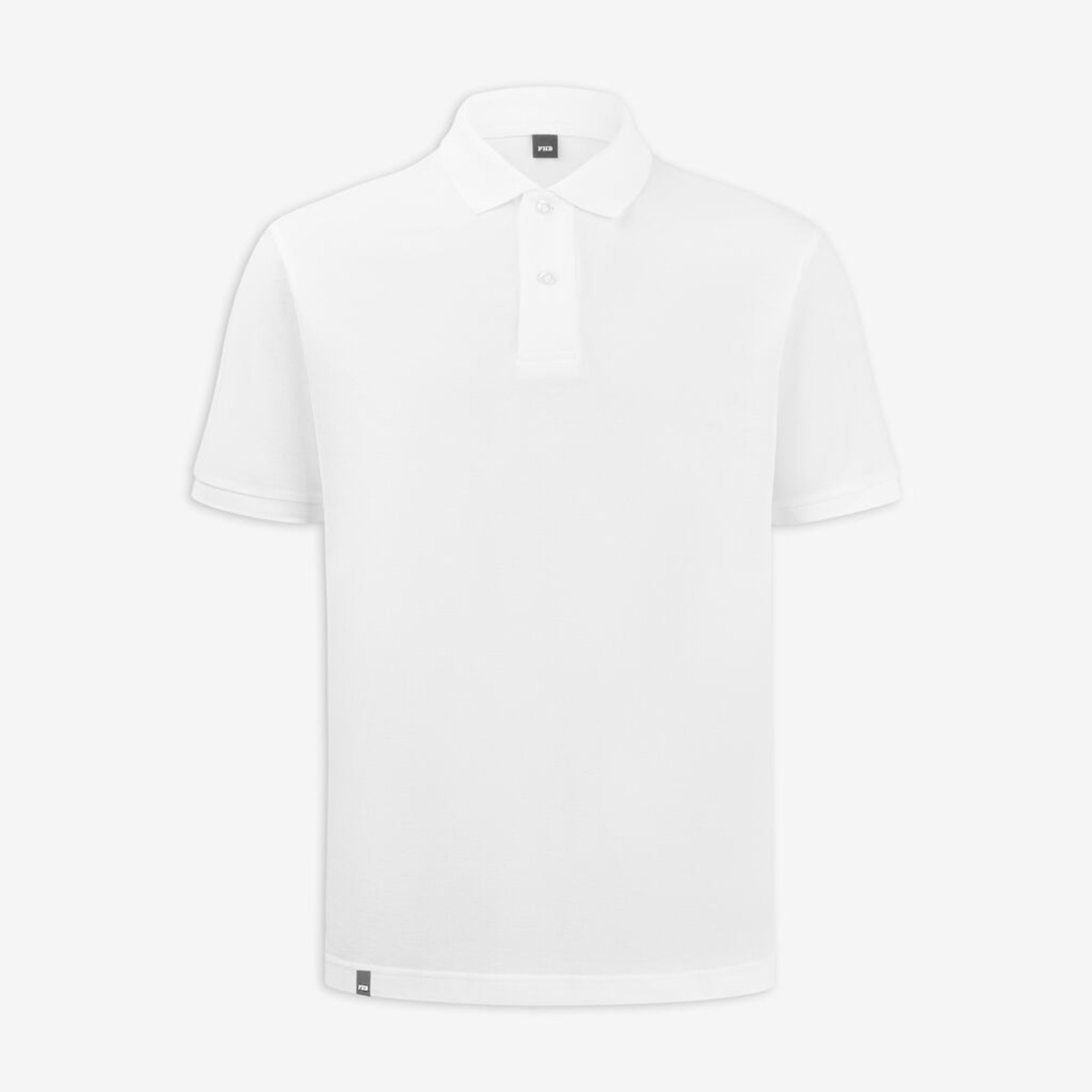 Polohemd, weißes Polo, Kurze Ärmel, Polokragen, Polo-Streifen?