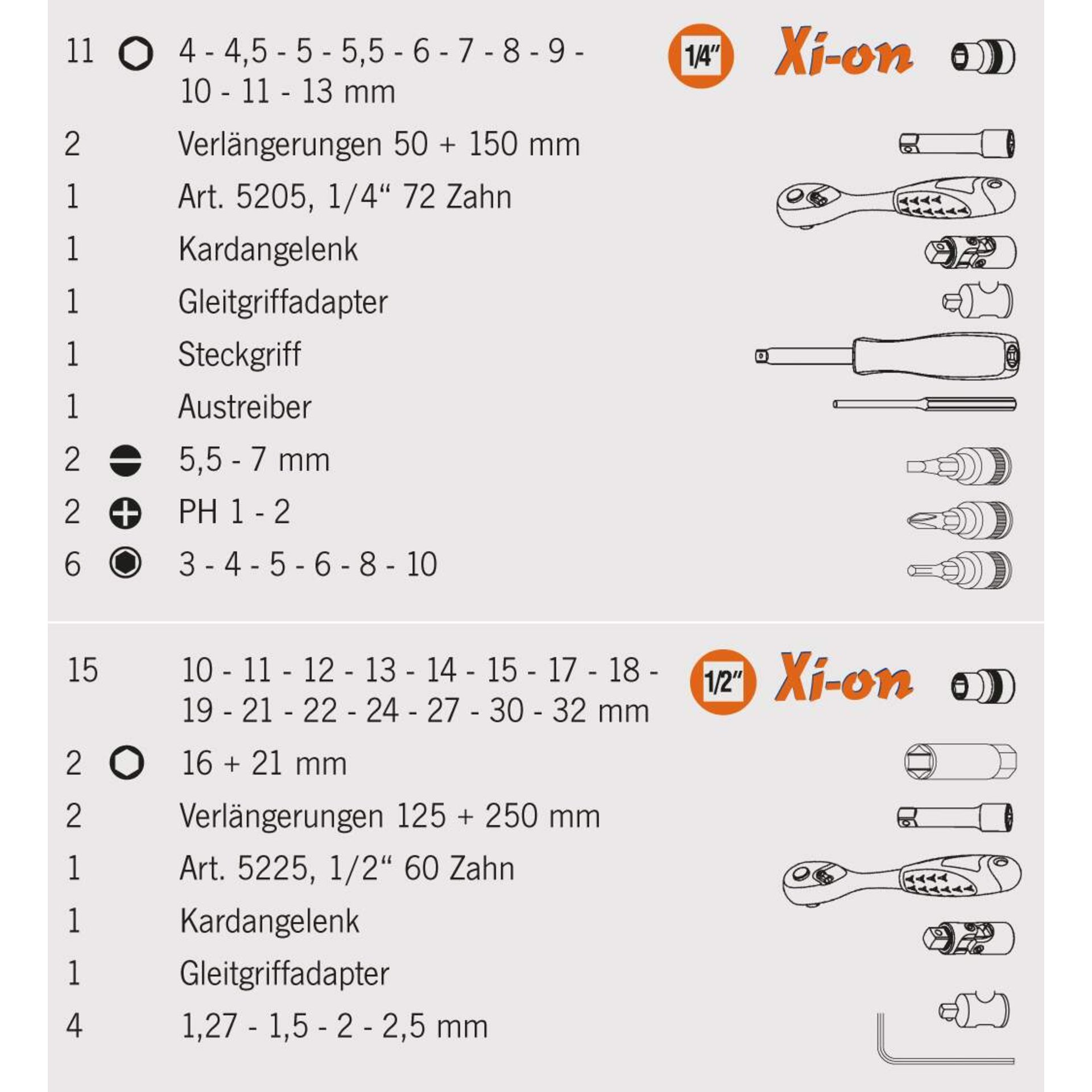 Zangen Set, Werkzeug, Kardangelenk, Verlängerung, Schraubendreher