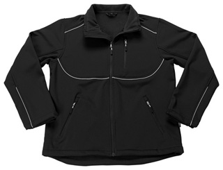 100409 Soft Shell Jacke "ULI" schwarz, JOB