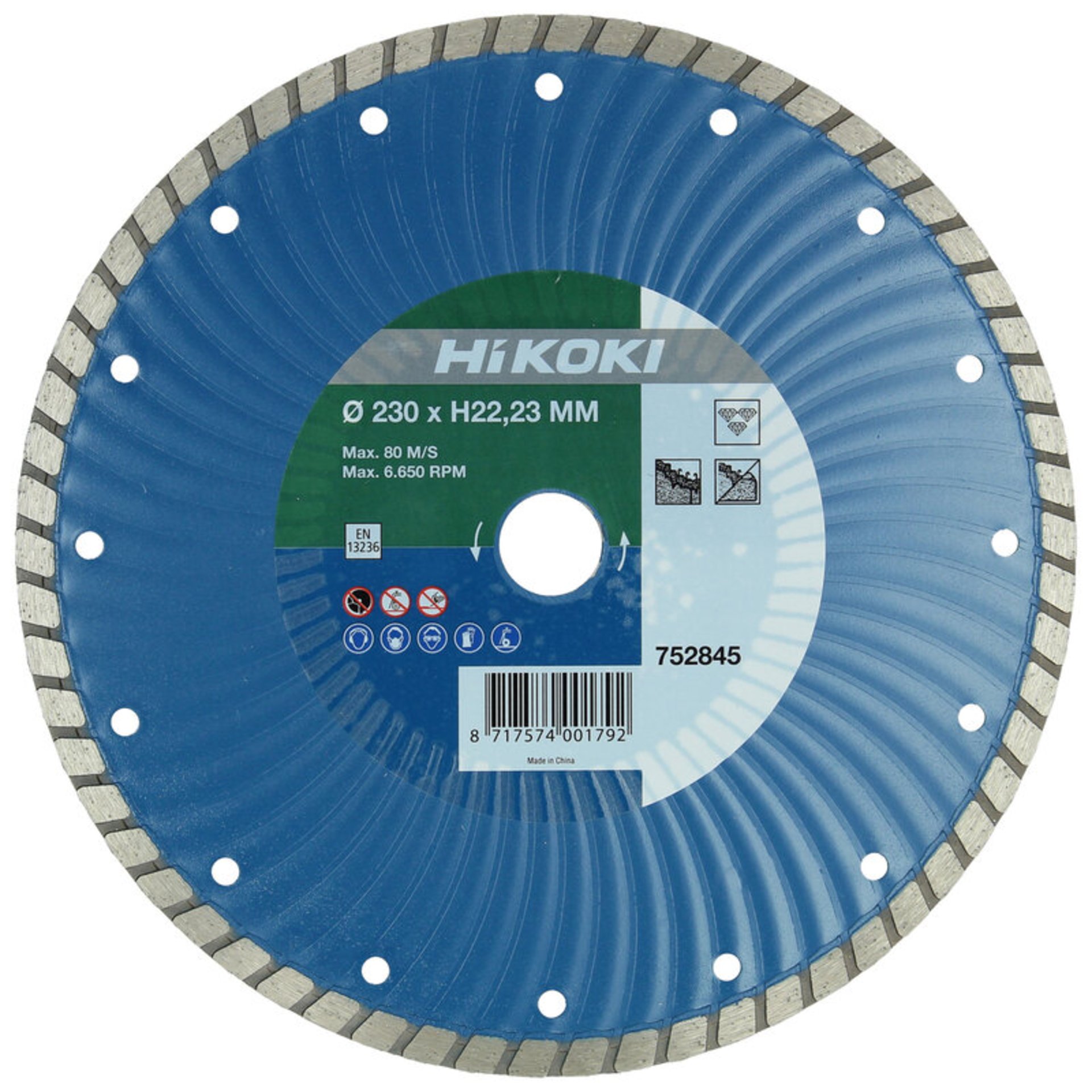 Hikoki Diamanttrennscheibe Turbo Elektronik, Hardware