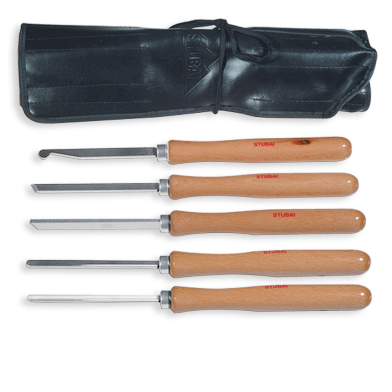 Stubai WS-Drechselsatz in Rolltasche, 5-tlg