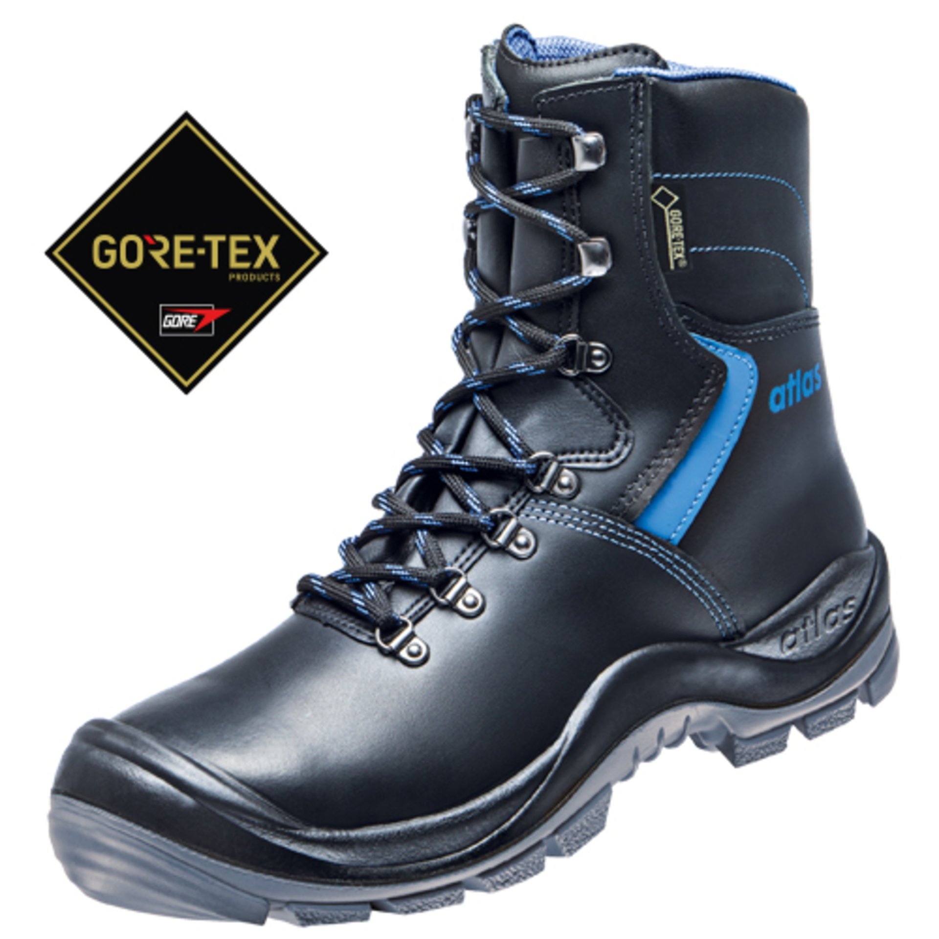 Stiefel, Wanderschuh, Gore-Tex, blue Akzente, Wanderstiefel