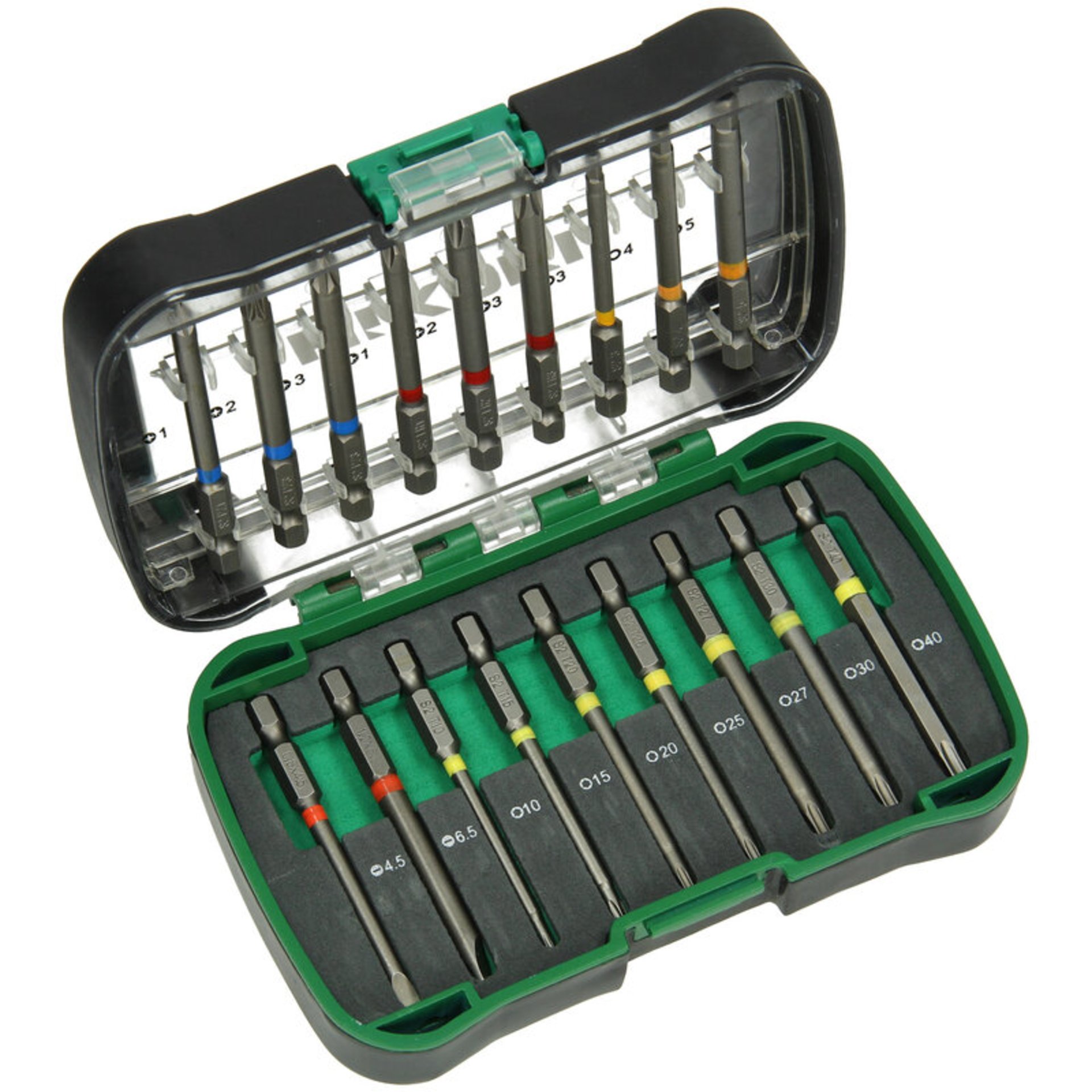 Bit-Box 1/4", 18-teilig, 75mm
