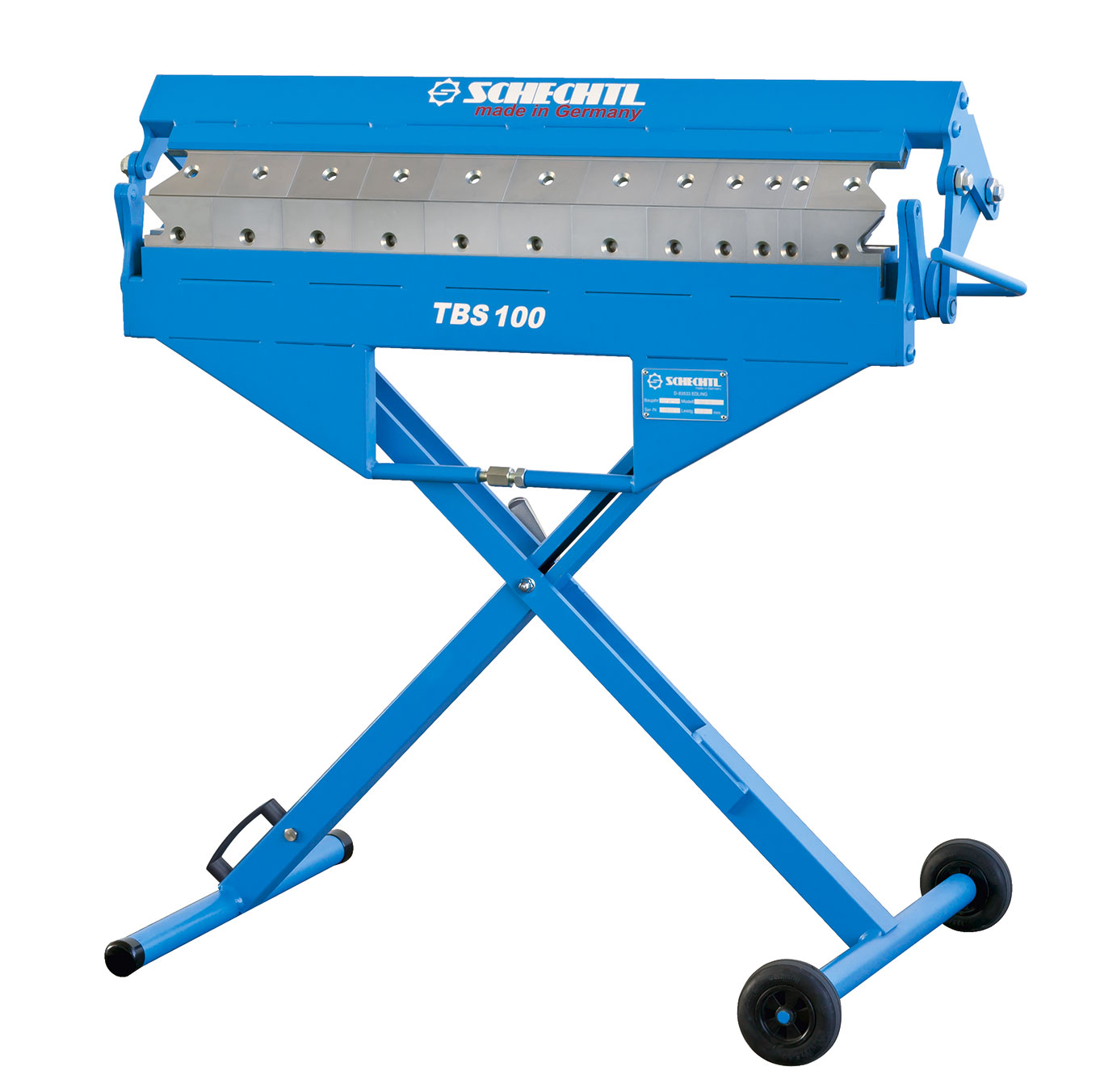 TBS-100 Schechtl TBS 100 Manuelle, transportable Segment-Schwenkbiegemaschine mit Schnellspannsystem